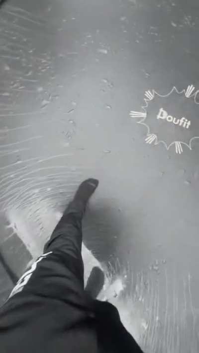 Frozen trampoline