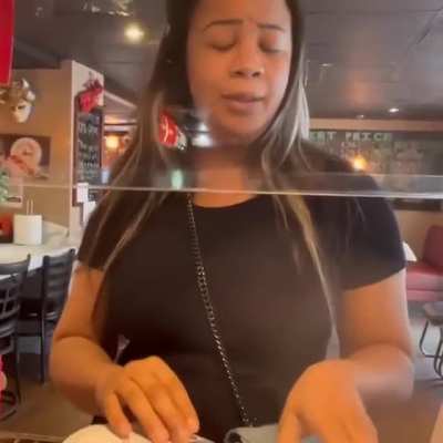 Karen has a racist meltdown after a Chinese restaurant wouldn't give her a refund for the food she ate