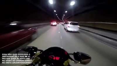 "Let's Lane Split in the most careful way possible!"