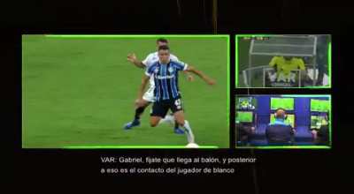 Conmebol divulgou o audio do var na expuls&atilde;o do pinares