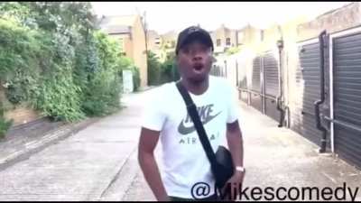 JJ when he gets threatened by bryce hall
