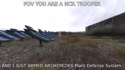 POV: YOU ARE A NCR TROOPER