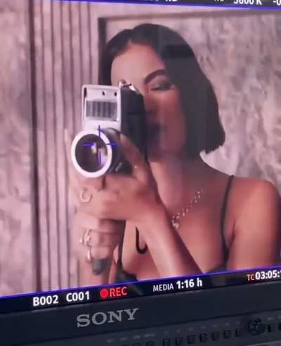 BTS from photoshoot via IG post August 2023 