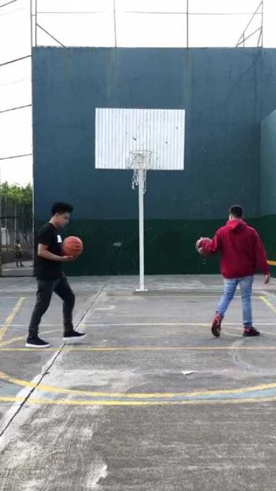 Bro, how did he do that with his foot