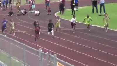 Damn, that&rsquo;s one super fast 7 year old&hellip;