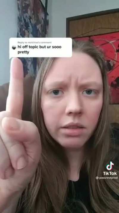 woman gets triggered after someone calls her pretty