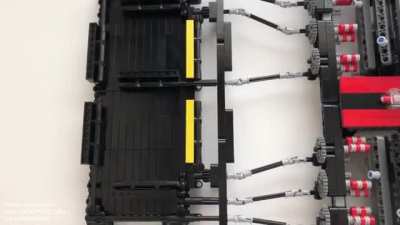Seven-segment display with Lego