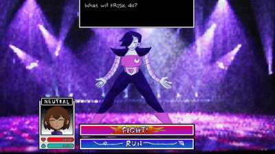 mettaton EX boss fight in omori style!