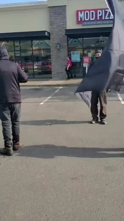 Antifa: "Put your camera away if you know what's good for you"