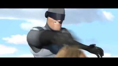 Dash versus Syndrome's henchman