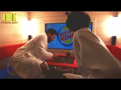 Richard Ayoade &amp;amp; Paul Rudd in the Burger King Sauna is pure chaos