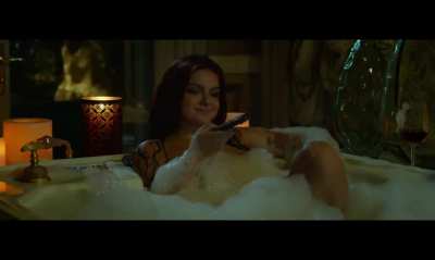 Bath scene