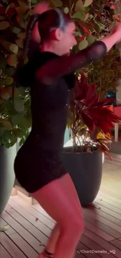 Closer look at Charli Damelio's see through dress