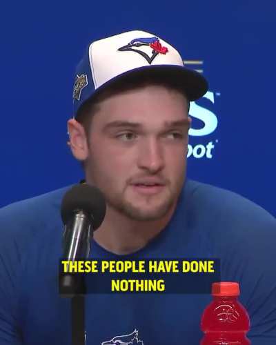 Trey Yesavage opens his press conference addressing people close to him &ldquo;being attacked&rdquo; following his ALDS performance. &ldquo;It&rsquo;s sad to see that people close to me are being attacked for my performance on the field. These people have done nothing to warrant