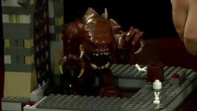 Alex Jones playing with lego Star Wars