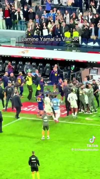 After the final whistle: Carvajal shook hands with Lamine Yamal, but something Lamine said made Carvajal turn back and tell him to &ldquo;stop talking.&rdquo; Moments later, the post-match chaos began