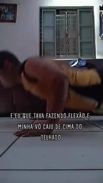 V&oacute;vozinha foi de arrasta pra cima
