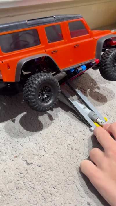 This Lego technic car jack that I made