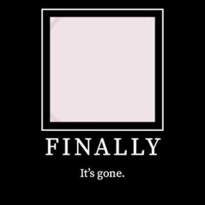 Finally.