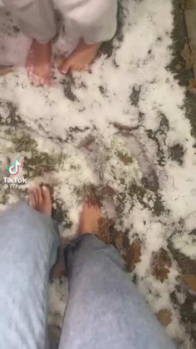 Feet in snow @777gurlll