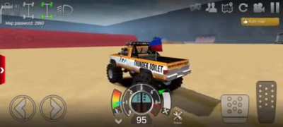 Monster Truck Racing with my cousin