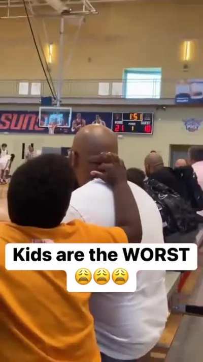 he seems enjoying it!