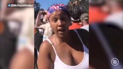 Black woman says BLM is a "terrorist organisation" and accuses the protestors of being "white guilt liberals"
