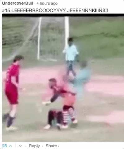 When someone is trying to finish your teammate...