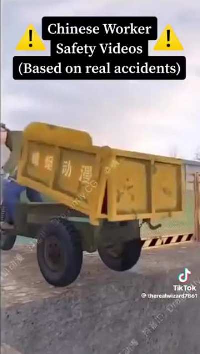 Animations are based on "LiveLeak" Chinese Worker Videos.