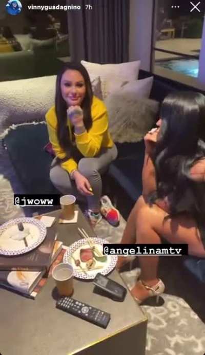 Jenni &amp;amp; Angelina at Vinny&rsquo;s house in LA