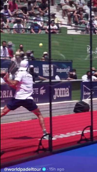 I don’t know anything about paddleball but this was impressive