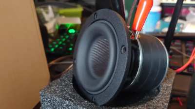 Excursion test of the AliExpress woofers