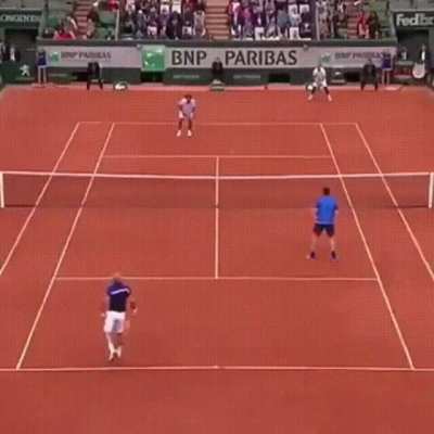 He didn&rsquo;t even try to return the serve