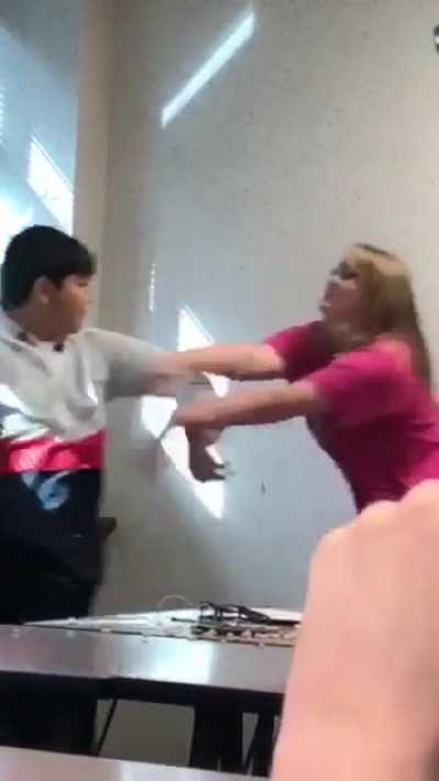 ... to bully a kid smaller then her