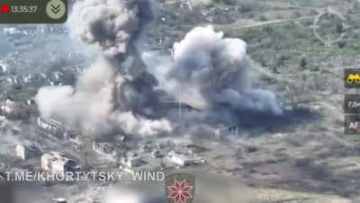 AFU airstrike on russian positions
