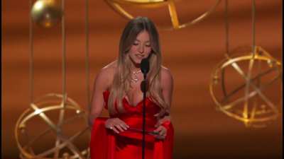 Sydney Sweeney (presenting at the primetime Emmy’s)