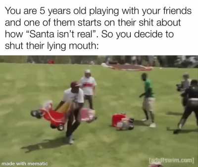 If Santa ain&rsquo;t real then who tf eating all them cookies?