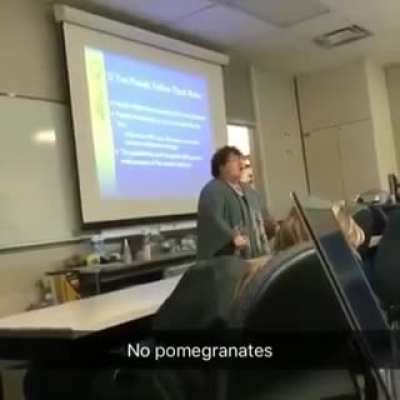 a pomegranate must have killed her entire family