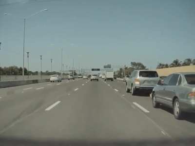 She apparently &ldquo;avoided an accident with the car in front of her&rdquo; right into my brand new Tesla.