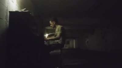 Decided to revisit the creepy bunker piano. It keeps calling to me. Not sure if haunted. This is an original piece written by me, so no fancy stuff.