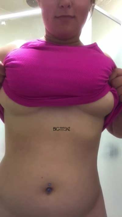 Natural g cup titty drop