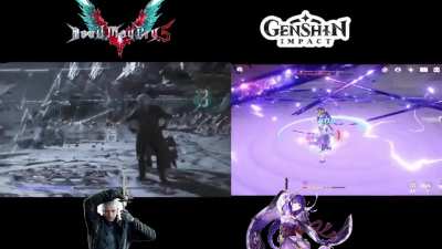 Fun Fact: In the Raiden Shogun&rsquo;s 2nd Phase of her Boss Fight, Musou no Hitotachi pays homage to Vergil&rsquo;s Judgement Cut End from Devil May Cry 5 (It even works the exact same way) She even does the standard Judgement Cuts as well