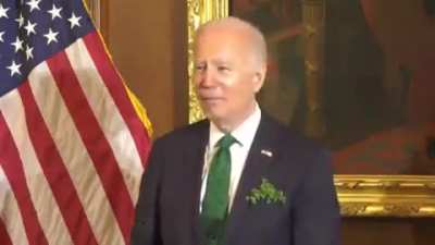 Biden Yet Again Says "I May Be Irish But I'm Not Stupid"