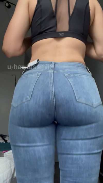 my new "mom jeans" cause smiles with such an ease