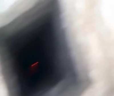 Throwing a molotov in an abondoned mineshaft
