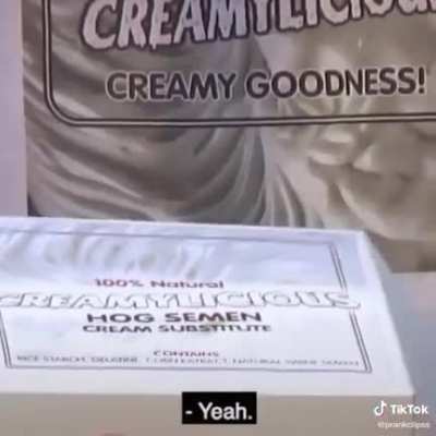 Real creamy ain&rsquo;t it?