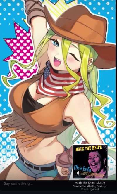 Now here are some real American music that Nadeshiko Yamato would listen to if she&rsquo;s big into American culture.