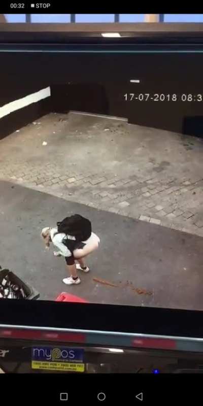 Pooping in public. What could go wrong?