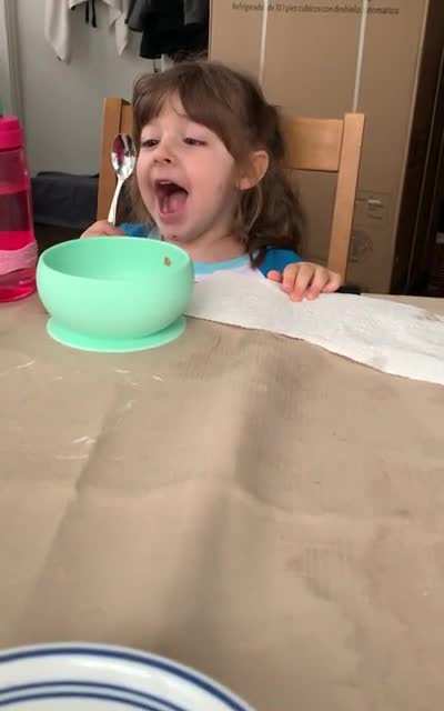 How I look when trying to see my reflection in a spoon.