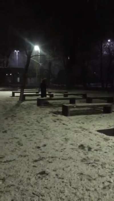 Playing in the snow is so much fun!